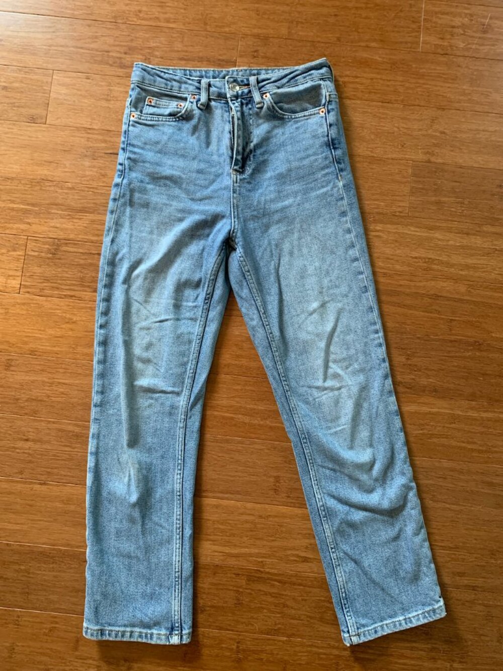 Topshop High Rise Mom Jeans